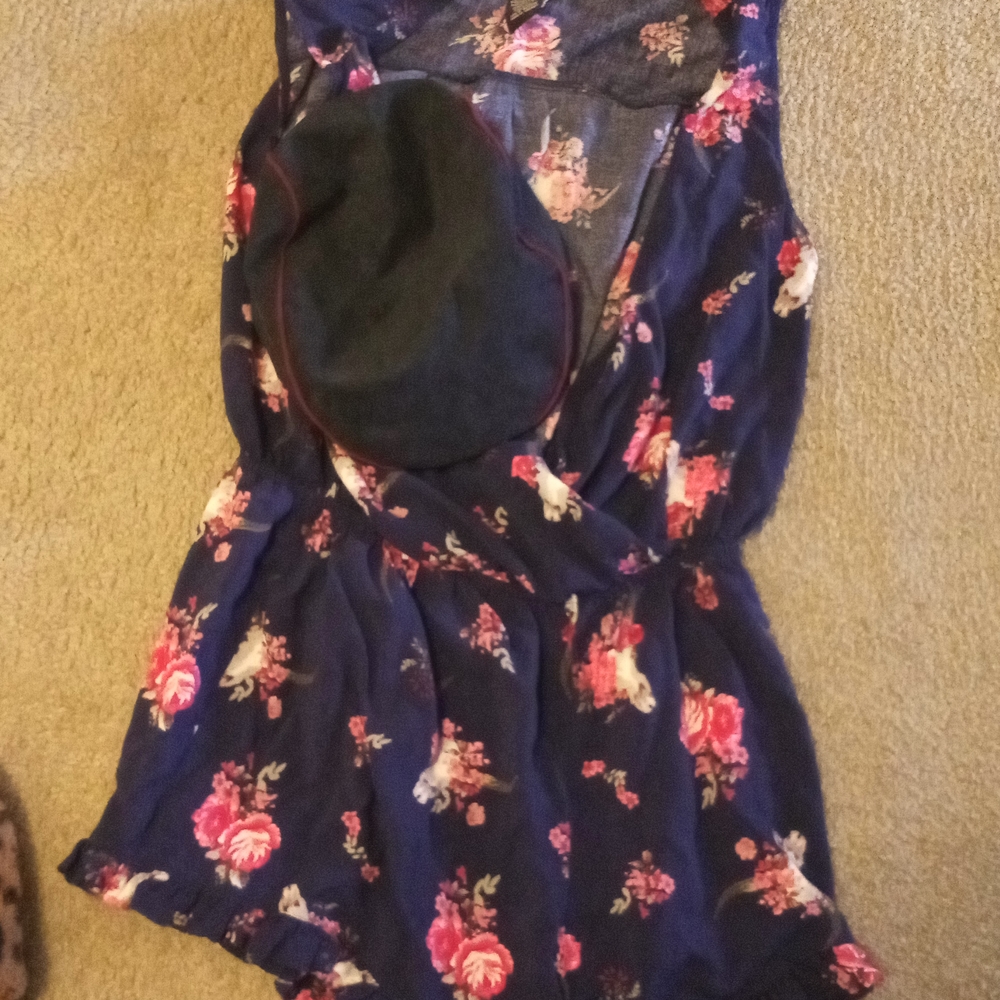 Romper with Nine West hat